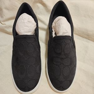 Coach slip ons Size 8